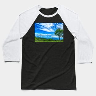 Blue Ridge Parkway Great Valley Overlook Baseball T-Shirt